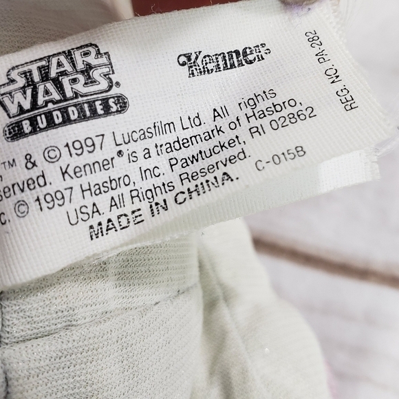 Kenner Star Wars Buddies R2-D2 6 Inch Beanbag Plush Stuffed Toy 1997 Flawed - Picture 7 of 10